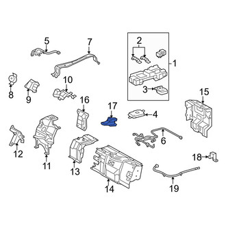 Lexus OE - Drive Motor Battery Pack Cover Bracket