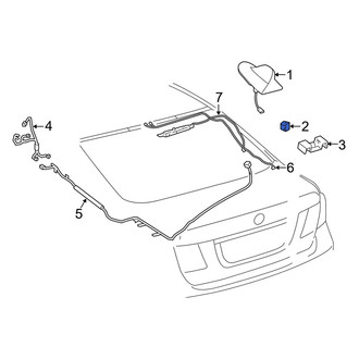 Lexus OE - Radio Antenna Mast Nut