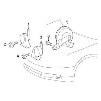 Lexus OE - Electrical - Horn