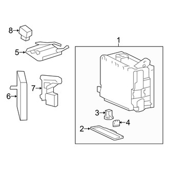 Lexus OE - Electrical - Fuse & Relay (Instrument Panel)