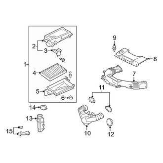 Lexus OE - Engine - Air Intake (5.0L)