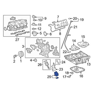 Lexus OE - Engine Oil Filter Housing Cover