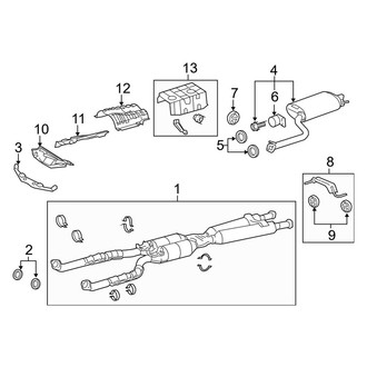Lexus OE - Exhaust System - Exhaust Components (RWD)