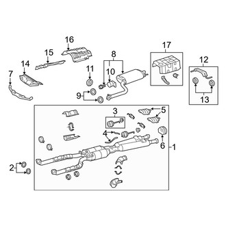 Lexus OE - Exhaust System - Exhaust Components