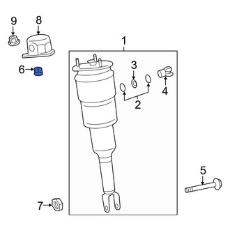 Lexus OE - Upper Suspension Shock Absorber Nut