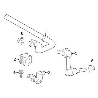 Lexus OE - Front Suspension - Stabilizer Bar & Components (RWD)