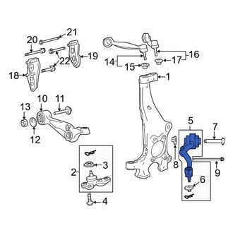 Lexus OE - Front Right Lower Forward Suspension Control Arm