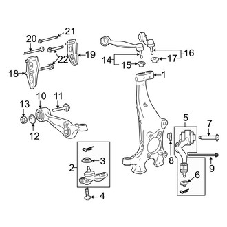 Lexus OE - Front Suspension - Suspension Components