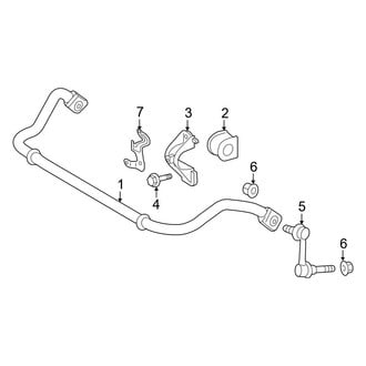 Lexus OE - Front Suspension - Stabilizer Bar & Components
