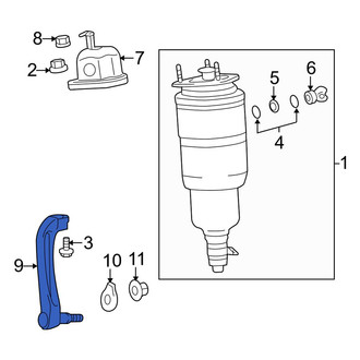 Lexus OE - Front Right Suspension Shock Absorber Mount