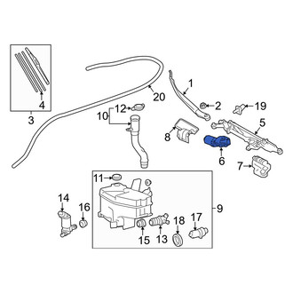 Lexus OE - Wiper Motor
