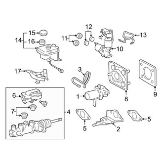 Lexus OE - Components on Cowl