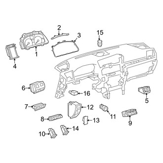 Lexus OE - Instrument Panel - Cluster & Switches