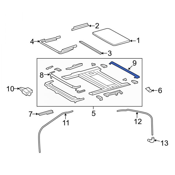 Sunroof Drip Rail