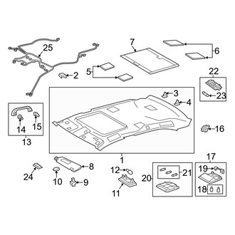 Lexus OE - Roof - Interior Trim (Base)