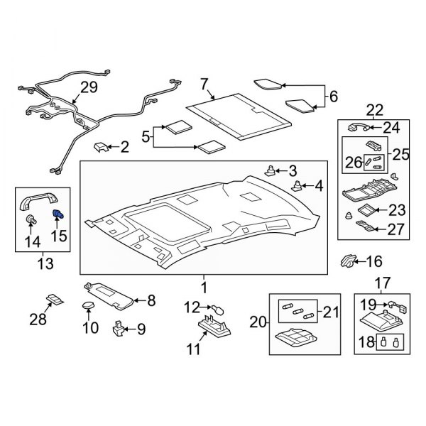 Interior Grab Bar Cap