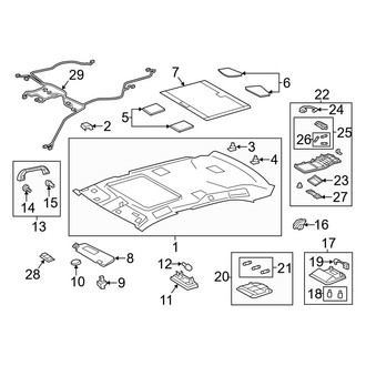 Lexus OE - Roof - Interior Trim