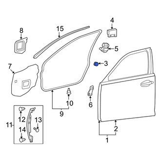 Lexus OE - Front Door Stop