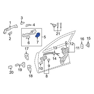 Lexus OE - Rear Rearward Keyless Entry Antenna