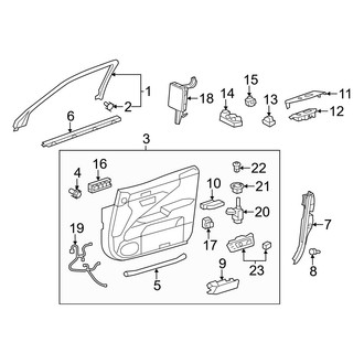 Lexus OE - Front Door - Interior Trim