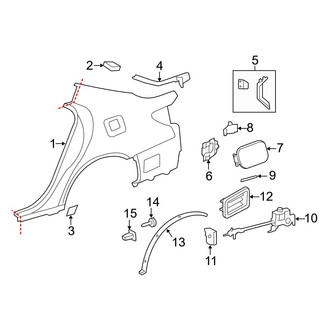 Lexus OE - Quarter Panel - Exterior Trim