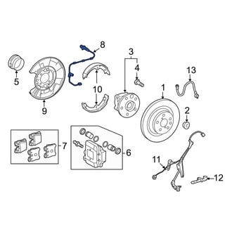 Lexus OE - Front Left Disc Brake Pad Wear Sensor