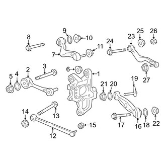 Lexus OE - Rear Suspension - Suspension Components