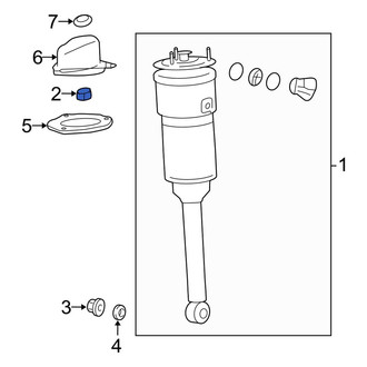 Lexus OE - Upper Suspension Shock Absorber Nut
