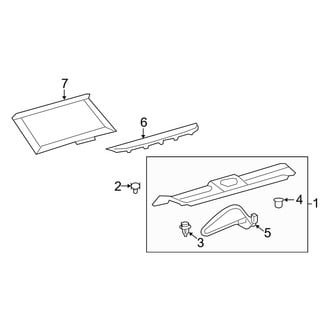 Lexus OE - Rear Body & Floor - Interior Trim (Package Tray)
