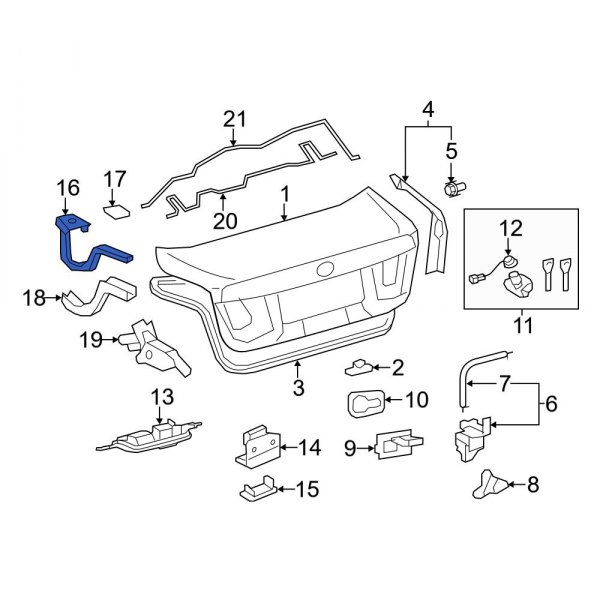 Deck Lid Hinge