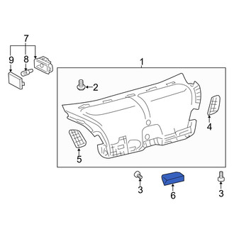 Lexus OE - Rear Deck Lid Handle