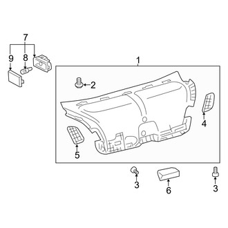 Lexus OE - Trunk Lid - Interior Trim