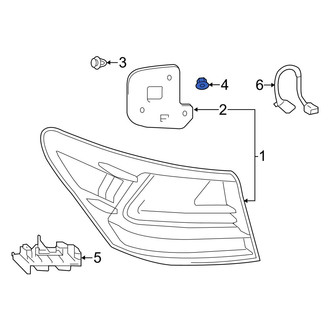 Lexus OE - Tail Light Nut