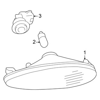 Lexus OE - Front Lamps - Side Marker Lamps
