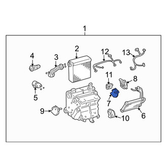 Lexus OE - HVAC Blend Door Actuator
