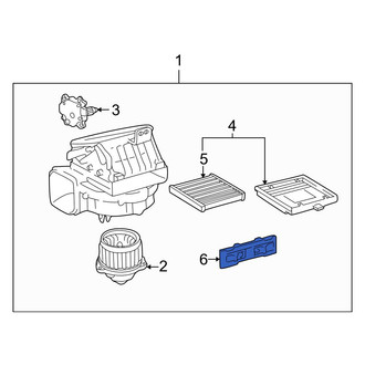Lexus OE - HVAC Unit Case Cover