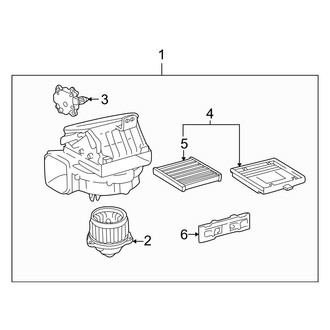 Lexus OE - Air Conditioner & Heater - Blower Motor & Fan