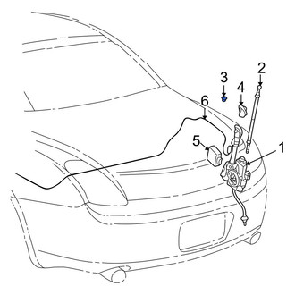 Lexus OE - Radio Antenna Base Nut