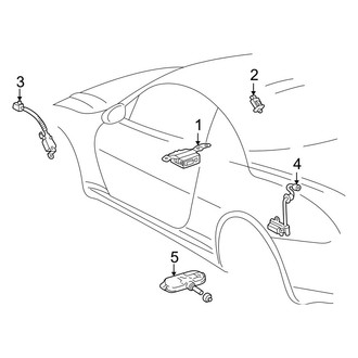 Lexus OE - Electrical - Tire Pressure Monitor Components