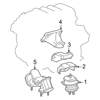 Lexus OE - Engine & Transmission Mounting
