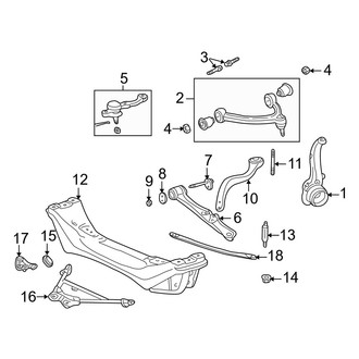 Lexus OE - Front Suspension - Suspension Components
