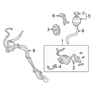 Lexus OE - Steering Gear & Linkage - Pump & Hoses