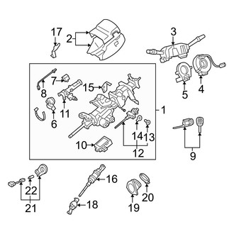 Lexus OE - Steering Column - Housing & Components