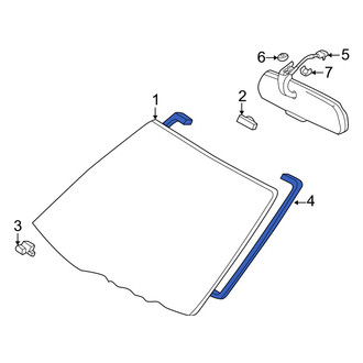 Lexus OE - Windshield Seal