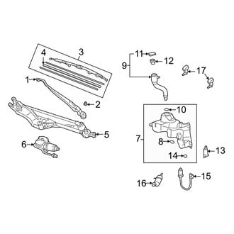 Lexus OE - Windshield - Wiper & Washer Components