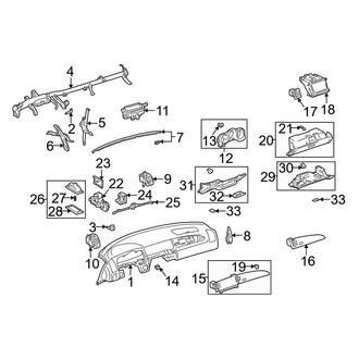 Lexus OE - Glove Box Light Bulb