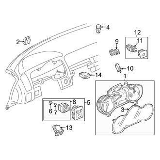 Lexus OE - Instrument Panel - Cluster & Switches