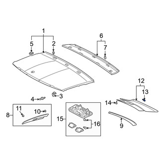 Lexus OE - Body B-Pillar Trim Panel Clip