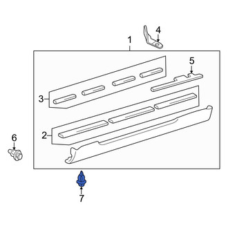 Lexus OE - Lower Rocker Panel Molding Clip