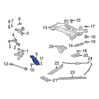 Lexus OE - Rear Left Lower Suspension Control Arm